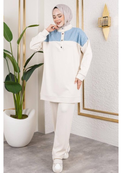 Modal Dokulu Kumaş Pantolon Tunik Takım fiyatları