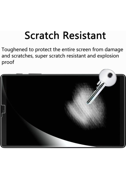 Samsung Galaxy Tab A7 Lite T220 Uyumlu Ekran Koruyucu Darbe Emici Esnek Nano Cam modelleri