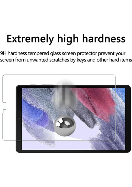 Samsung Galaxy Tab A7 Lite T220 Uyumlu Ekran Koruyucu Darbe Emici Esnek Nano Cam