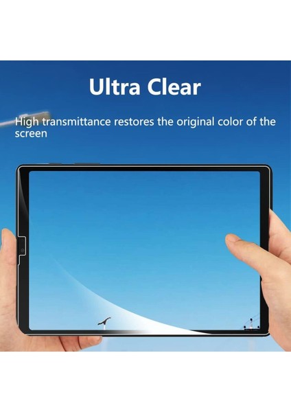 Samsung Galaxy Tab A7 Lite T220 Uyumlu Ekran Koruyucu Darbe Emici Esnek Nano Cam