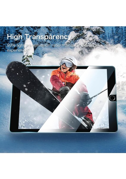 Ipad 8. / 9. Nesil 10.2 Inç Uyumlu Ekran Koruyucu Darbe Emici Esnek Nano Cam modelleri