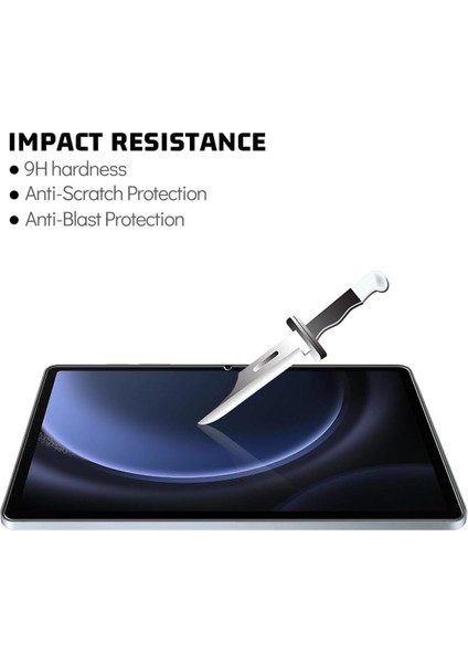 Samsung Galaxy Tab S9 Fe X510 Uyumlu Ekran Koruyucu Darbe Emici Esnek Nano Cam modelleri