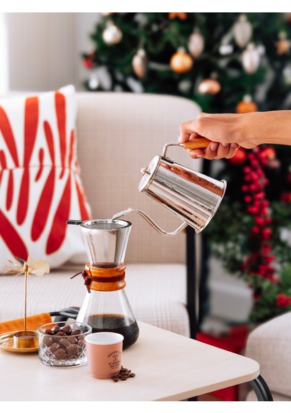 Bakır Demlik Modern Kahve Demliği Model Gümüş Renk fırsatları