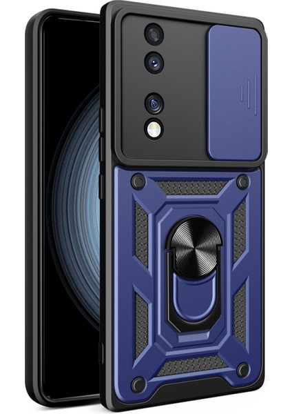 Honor 70 Uyumlu Kamera Korumalı Tam Koruma Sağlayan Apollo Premium Sert Silikon Kapak