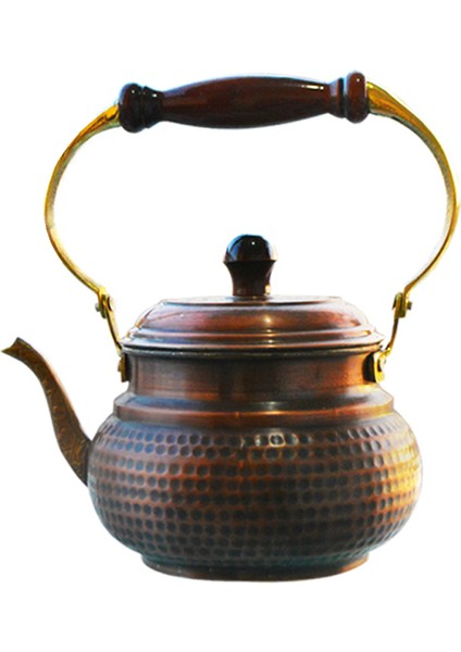 Bakır Demlik İtalyan Model Oksit Renk