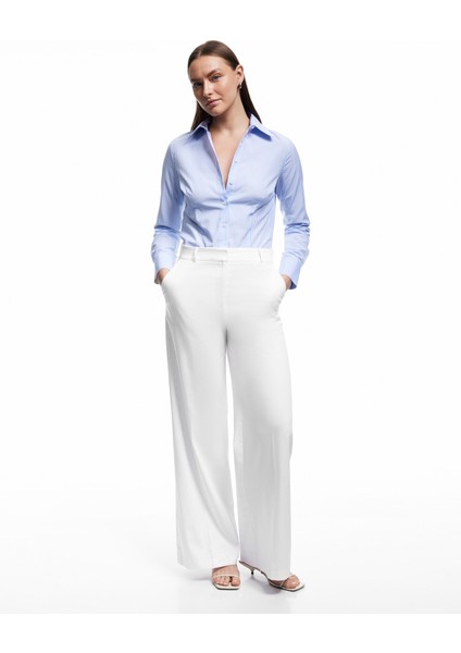 Uzun Kollu Klasik Yaka Poplin Gömlek fiyatları