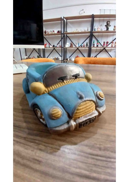 El Boyaması Nostaljik Araba Mavi fiyatları