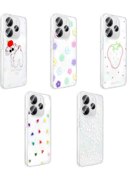 Redmi Note 14 4g Kılıf Şeffaf Figürlü Zarafet Sert Kapak fırsatları