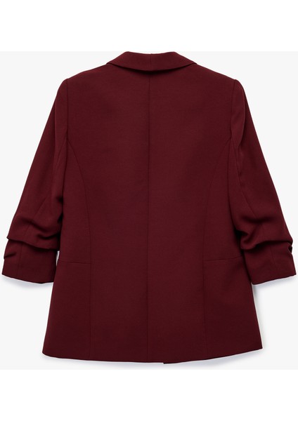 Krep Kumaş Regular Fit Şal Yaka 3/4 Kollu Blazer Ceket fiyatları