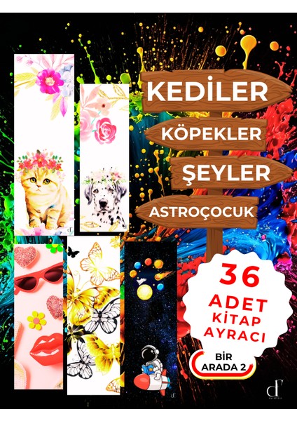 36'lı Kitap Ayracı Seti - Bir Arada2