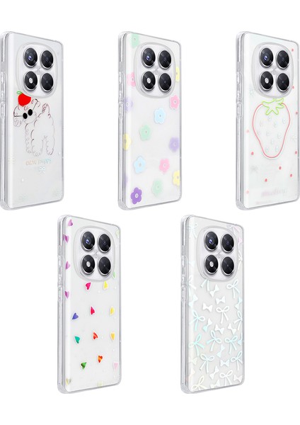 Redmi Note 14 Pro 4g Kılıf Şeffaf Figürlü Zarafet Sert Kapak fırsatları