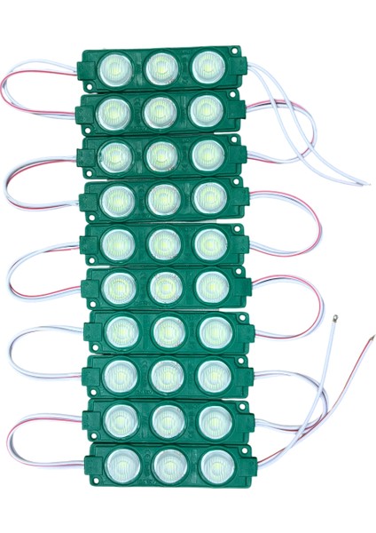 Parmak Lamba Camlı Yeşil 12V 10'lu Br 040 99 24