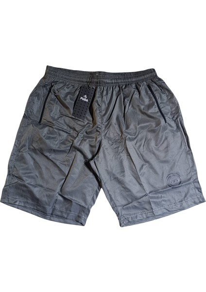 Erkek Büyük Beden Mikro Şort Antrasit