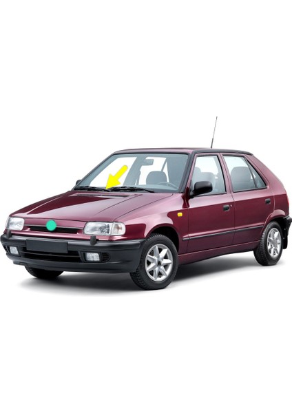Skoda Felicia 1995-2001 Sağ Ön Cam Silecek Kolu 6U1955410C