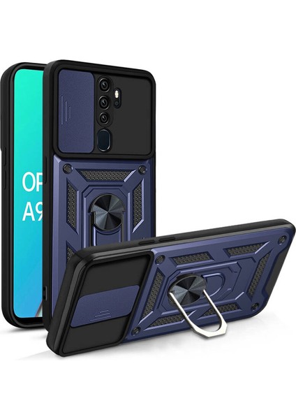 Oppo A9 2020 Uyumlu Kamera Korumalı Tam Koruma Sağlayan Apollo Premium Sert Silikon Kapak