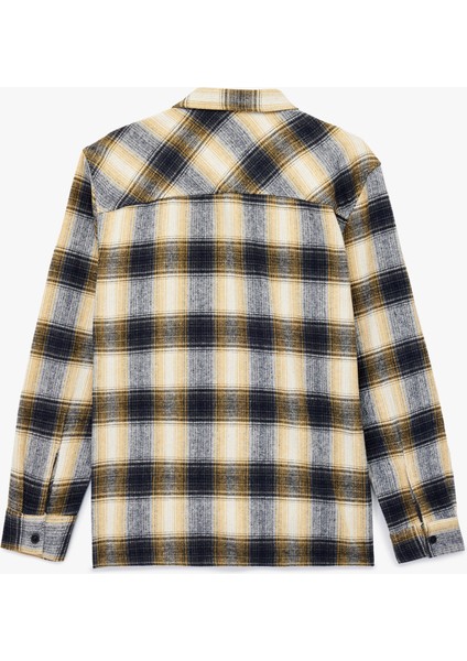 Düğmeli Cep Detaylı Regular Fit Uzun Kollu Klasik Yaka Oduncu Gömleği fiyatları