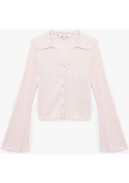 Bürümcük Kumaş Klasik Yaka Slim Fit Düğmeli Ispanyol Uzun Kollu Tişört modelleri