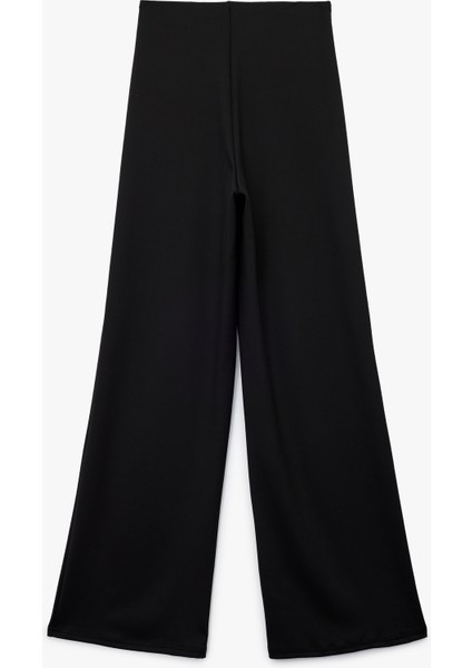 Yüksek Bel Nervürlü Ispanyol Paça Scuba Kumaş Eşofman Altı fiyatları