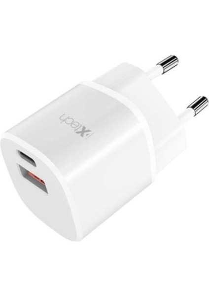 IX-CC018 20W Type-C ve USB Çift Portlu Mini Hızlı Şarj Adaptörü modelleri