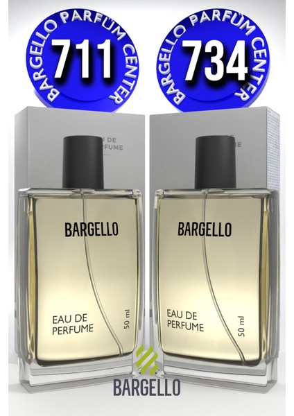 Parfüm 711 Erkek Fresh 50 Ml + 734 Erkek Oriental 50 Ml Edp