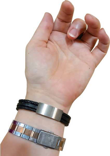 Deri Erkek Bileklik modelleri