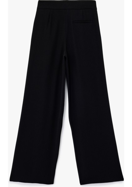 Kemer Detaylı Cepli Krep Kumaş Palazzo Pantolon fiyatları