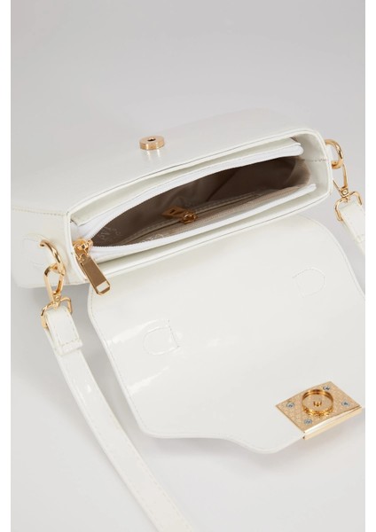 930214 Çanta Beyaz Kadın Omuz Çantası