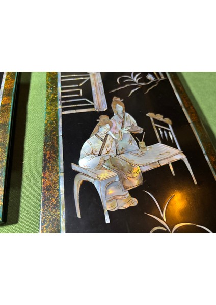 Ahşap Üzerine Işleme Tablolar 40 cm 14,5 cm Ölçülerinde modelleri