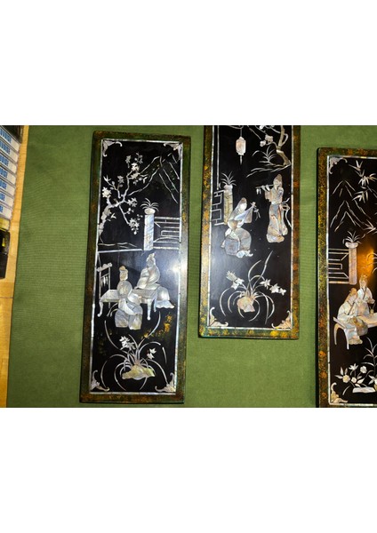 Ahşap Üzerine Işleme Tablolar 40 cm 14,5 cm Ölçülerinde indirimleri