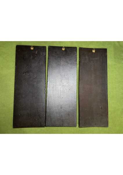 Ahşap Üzerine Işleme Tablolar 40 cm 14,5 cm Ölçülerinde