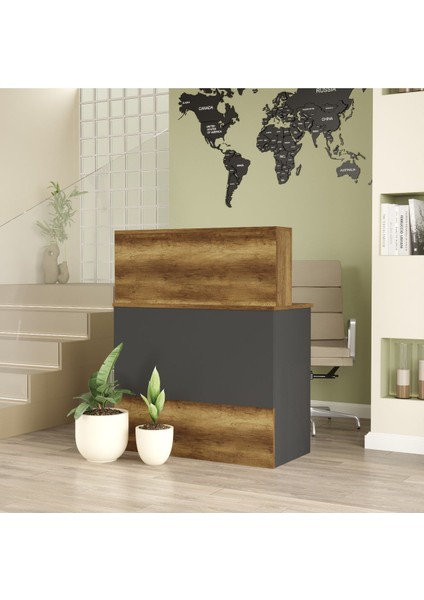 Vario H Ofis Karşılama Bankosu Barok-Antrasit VO20-BA