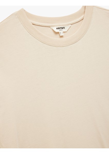 Kısa Kollu Bisiklet Yaka Pamuklu Spor Tişört modelleri