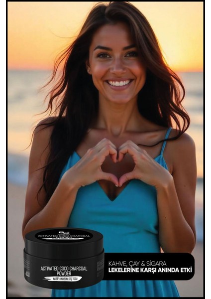 Diş Temizleme Tozu 40 gr Doğal Beyazlatıcı Etkili Aktif Kömür Aromalı Yerli Üretim modelleri