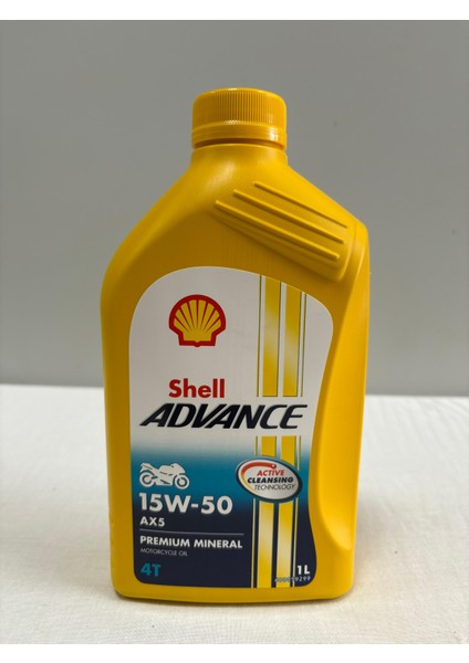 Advance 4t Ax5 15W50 1l Motosiklet Yağı (Üretim Tarihi 2025)