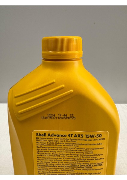 Advance 4t Ax5 15W50 1l Motosiklet Yağı (Üretim Tarihi 2025) modelleri