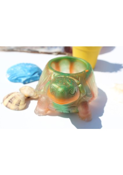 El Yapımı Epoksi Reçine Şık Tasarım Saksı/dekoratif Objeler (Çiçeksiz) - Kadın Emeği modelleri