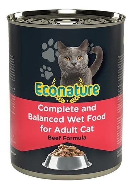 Sığır Etli Yetişkin Konserve Kedi Maması 400 Gr