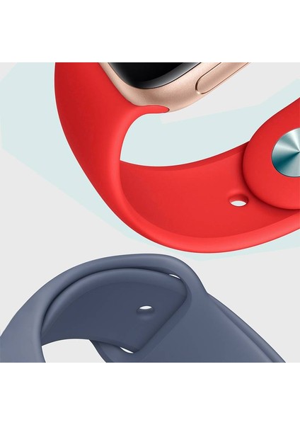 Apple Watch Series 7 45 MM Fileli Kordon Lacivert-Beyaz indirimleri