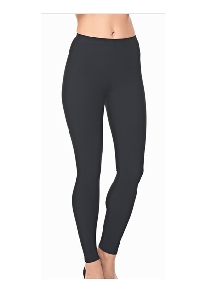 Kadın % 90 Polyamide % 10 Elastane Micro Şardonlu Tayt