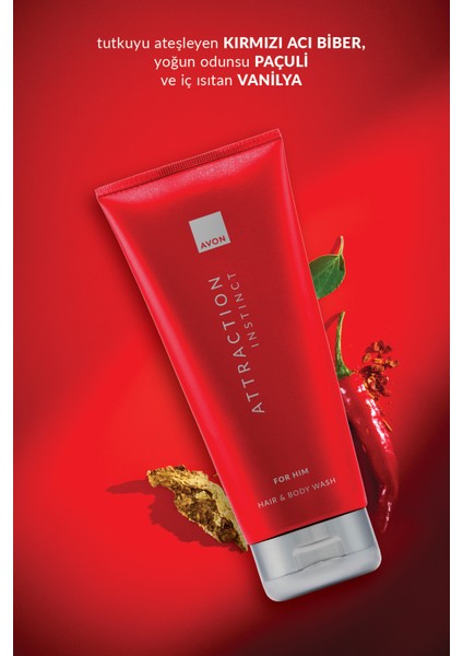 Attraction Instict Erkek Saç ve Vücut Şampuanı 200 Ml. modelleri