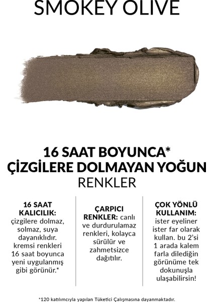 Power Stay Shadow Stick Kalem Far Smokey Olive modelleri