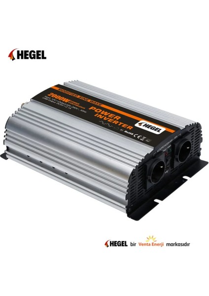 Obus Karavan Invertör 2000W 12V Modifiye Inverter