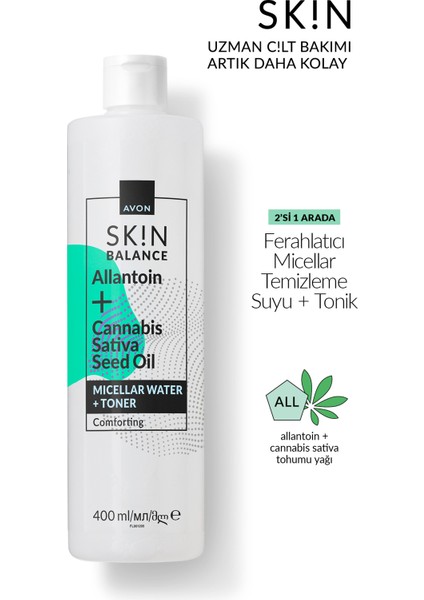 Sk!n Ferahlatıcı Micellar Temizleme Suyu + Tonik 400 Ml. fiyatları