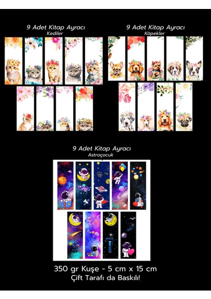 63'lü Kitap Ayracı Seti - Bir Arada3