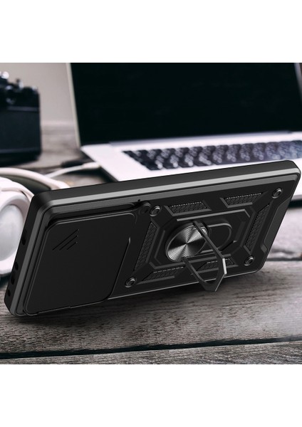 Poco X7 Pro Tam Koruma Sağlayan Çift Katmanlı Sürgülü Sert Kapak Rcv/sürgülü Vega modelleri