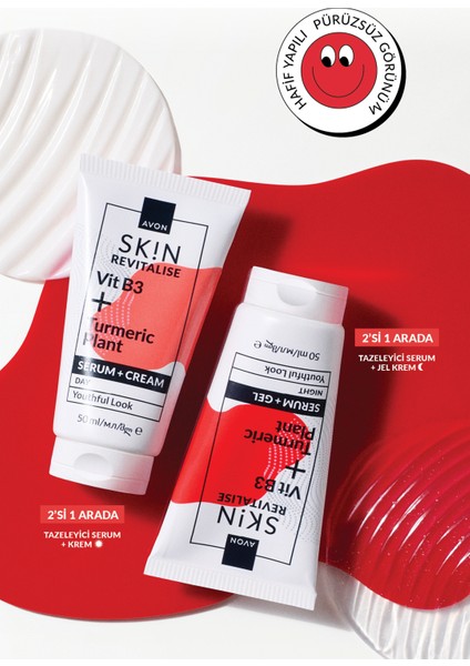 Sk!n Tazeleyici Krem + Serum 50 Ml. fırsatları