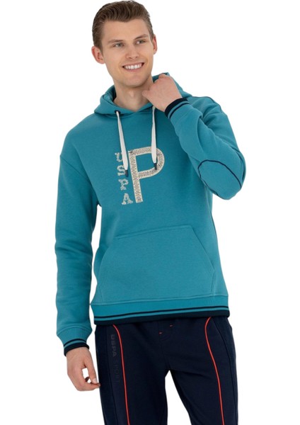 Erkek Kapüşonlu Comfort Fit Sweatshirt