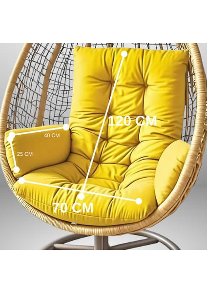 Salıncak Minderi 70X120 cm SARI ( Sadece Minder ) fiyatları