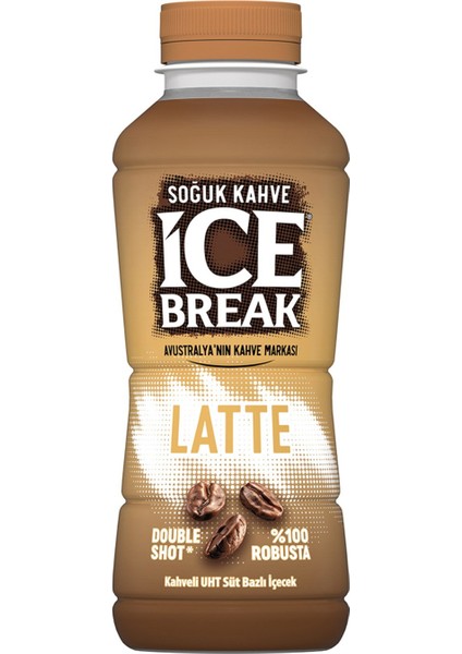 Ice Break Latte 375 ml 8 Li Karma (Latte- Vanilya- Şekersiz Latte- Mocha) fırsatları