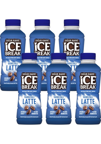 Ice Break Vanilyalı Latte 375 ml 6 Lı